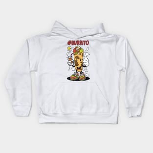 Burrito taco tortillas anytime Kids Hoodie